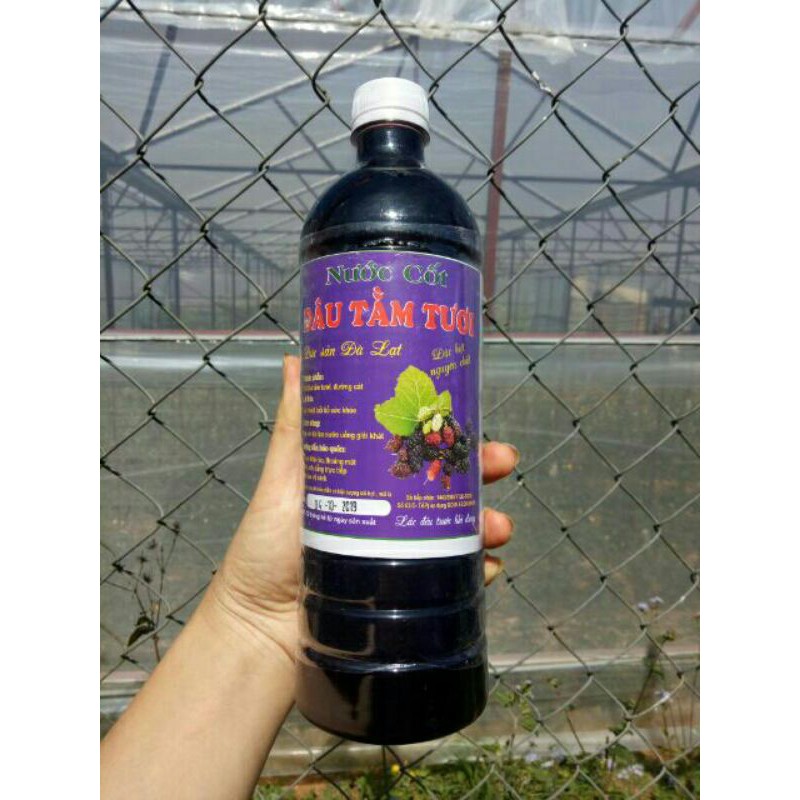Nước cốt dâu tằm nguyên chất Đà Lạt chai 1lit