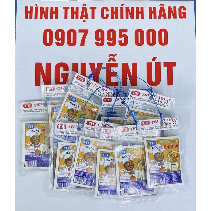 gia vị bò kho trung hoà 25g x 10 gói