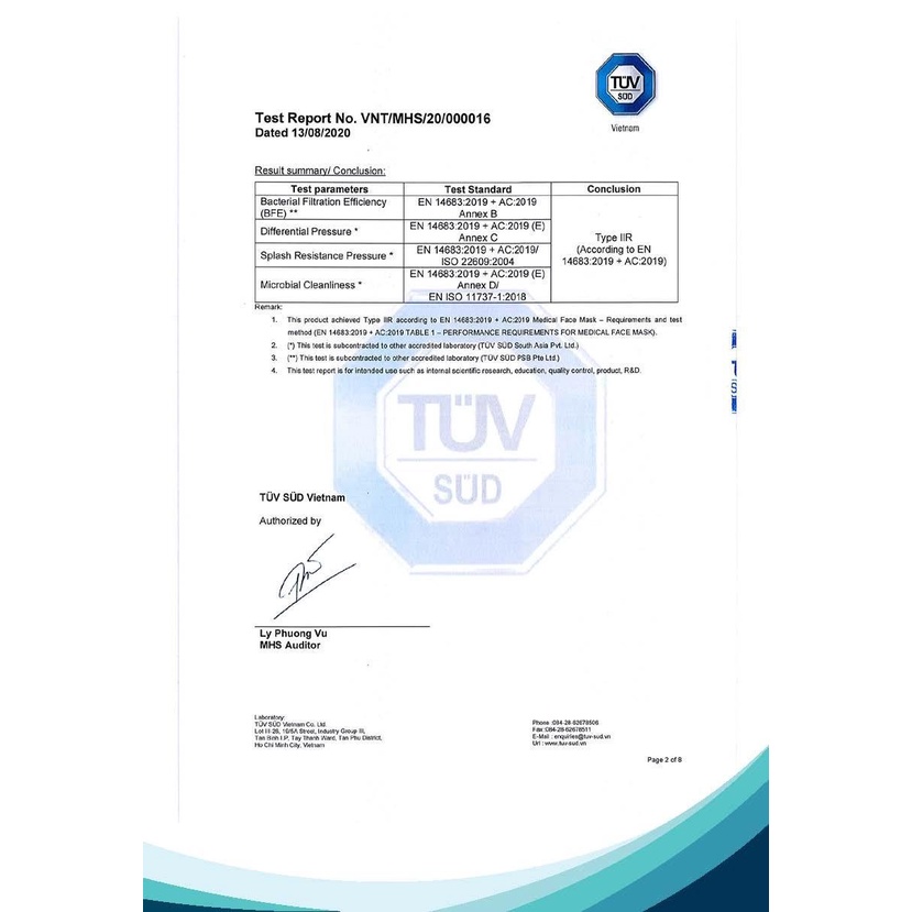 KHẨU TRANG Y TẾ 4 LỚP TENAMYD