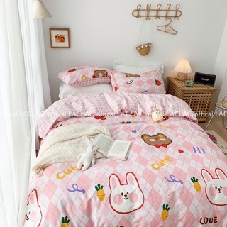 [SALE SHOCK] Chăn ga cotton 100% set 4 món