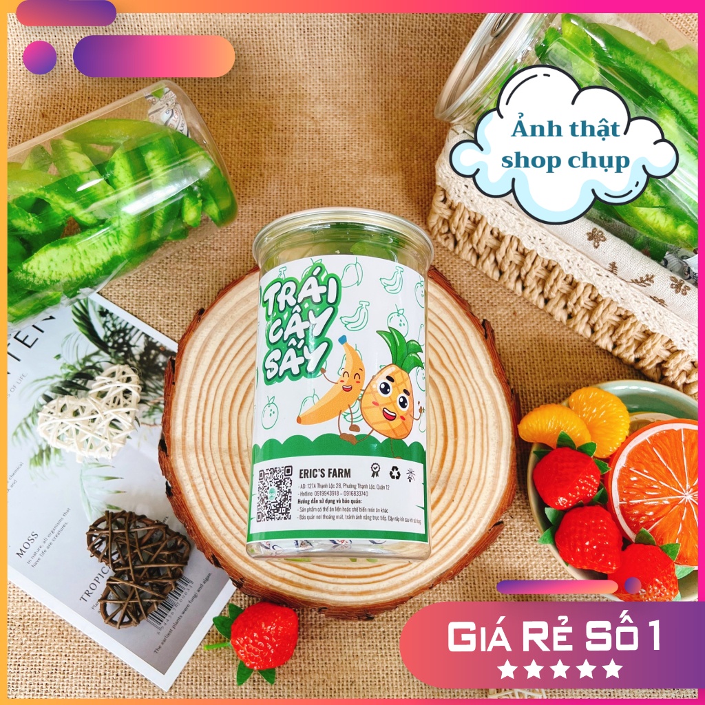 Vỏ bưởi sấy dẻo Thái Lan 300g, không đường, dẻo ngon, ăn vặt Eric's Farm giá rẻ