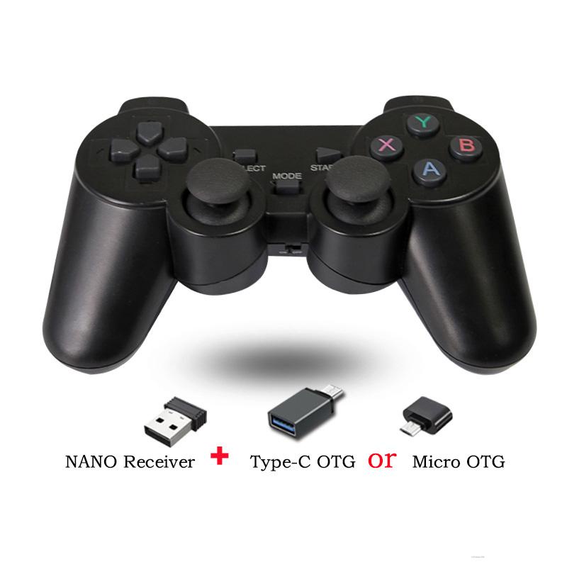 Tay Cầm Chơi Game Không Dây Enkuu 2.4G Cho Android TV Máy Tính PS3 iwatch.vn