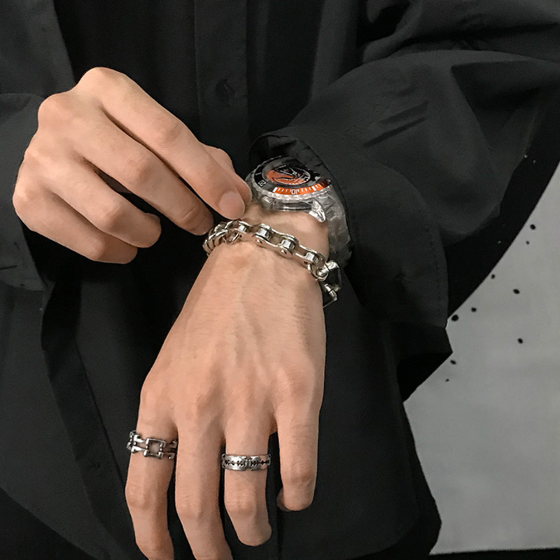 Vòng Tay Dây Xích Dày 19123 Thời Trang Hàn Quốc