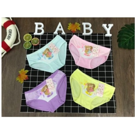 Set 4 Quần Chíp Cotton Cho Bé Gái