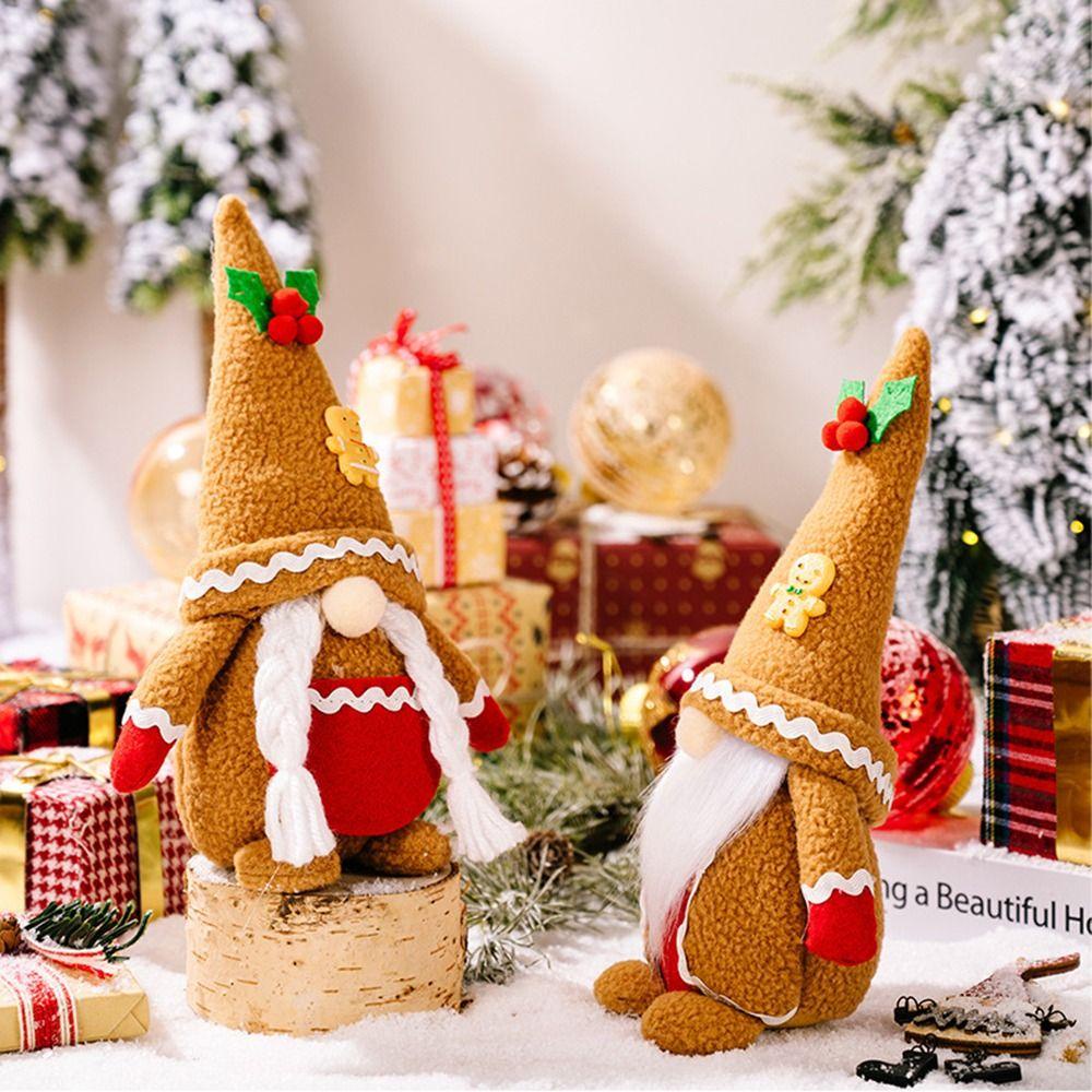 Phụ Kiện Trang Trí Giáng Sinh Bằng Lông Nhung Thủ Công Rudolph Gnomes