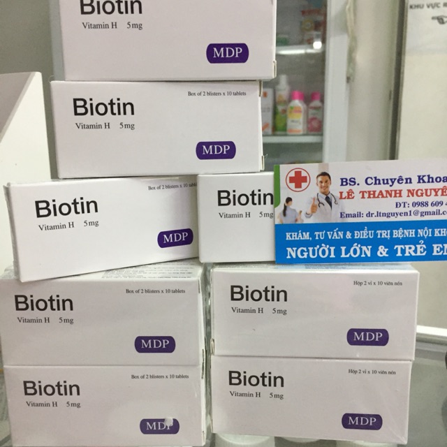 ✅(chính hãng) BIOTIN vitamin H-giúp da và tóc đẹp