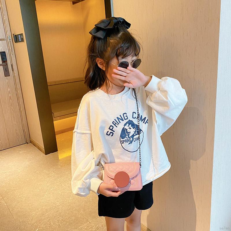 Se7en Children Cute Cross-body Handbag Bags Fashion Girls Shoulder Messenger Bag For 2-6Y