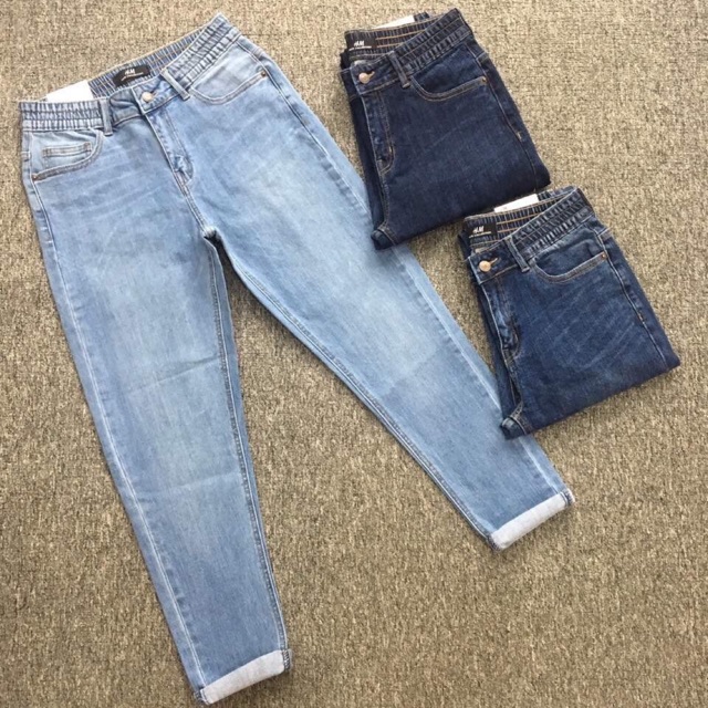 Quần baggy lưng thun dây kéo