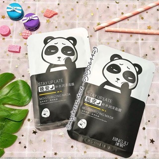 Mặt nạ gấu trúc STAY UP LATE - BINGJU