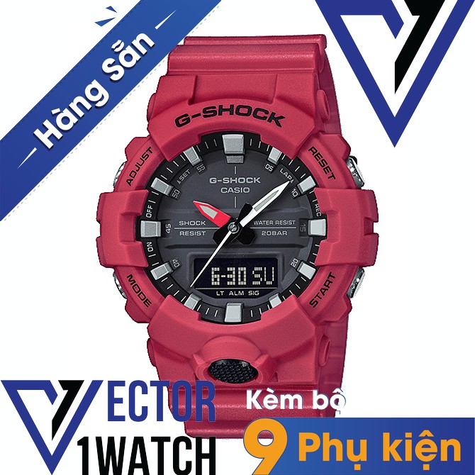 Đồng hồ thể thao nam nữ G-Shock GA-800-4A Full phụ kiện
