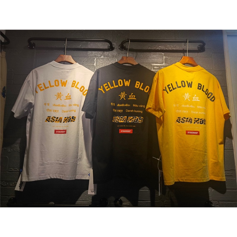 Áo Thun Tay Ngắn In Chữ Blood Thời Trang Cho Nam Nữ