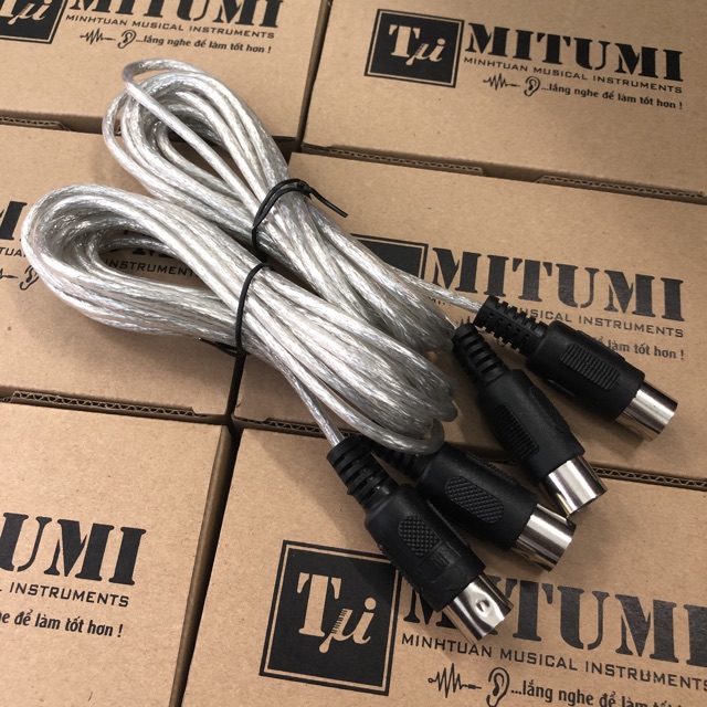 Dây MIDI 2 đầu tròn 5 chân