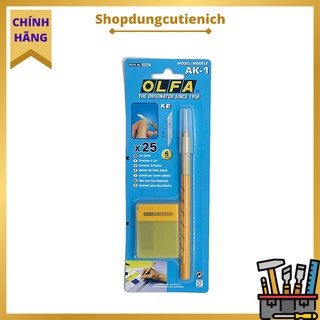 Dao Trổ Kỹ Thuật Cắt, Khắc OLFA AK-1 Và 25 Lưỡi Đi Kèm