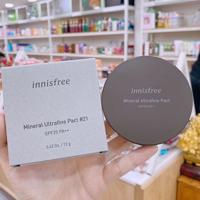 Phấn phủ e Mineral Ultrafine Pact innisfree