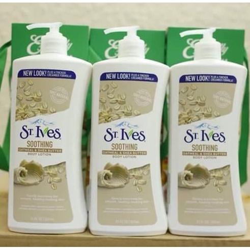 Dưỡng Thể St.Ives Body Lotion Oatmeal & Shea Butter
