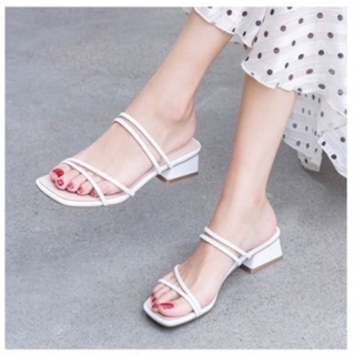 DÉP CHIN CHIN QUAI MẢNH ĐAN CHÉO GÓT TRỤ 5P