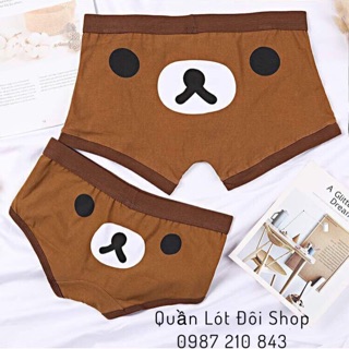 Quần lót đôi gấu brown