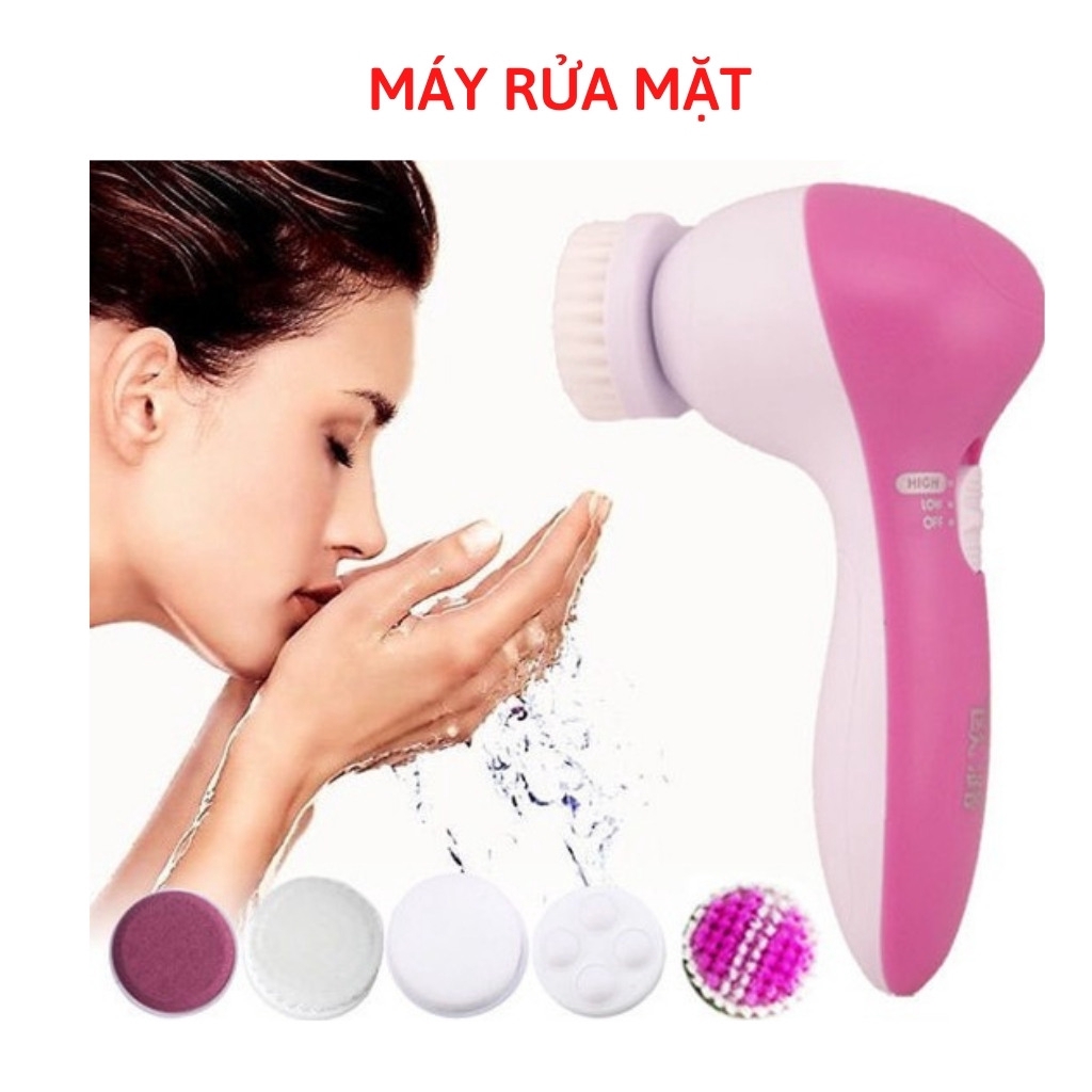 Máy Rửa Mặt Massage Mặt 5 in 1 Beauty Care