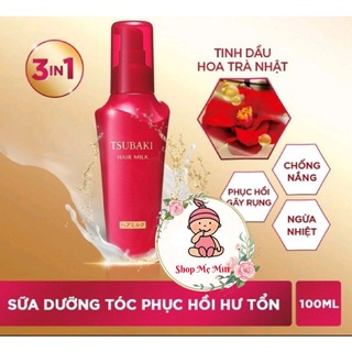 Sữa dưỡng tóc Tsubaki chống nắng và phục hồi hư tốn 100ml