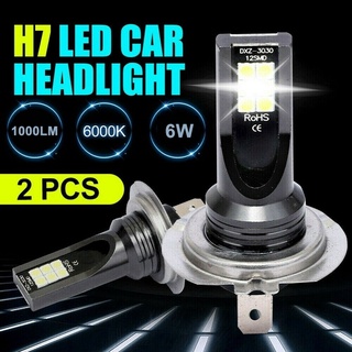 2 bóng đèn pha LED H7 6W 1000LM 6000K
