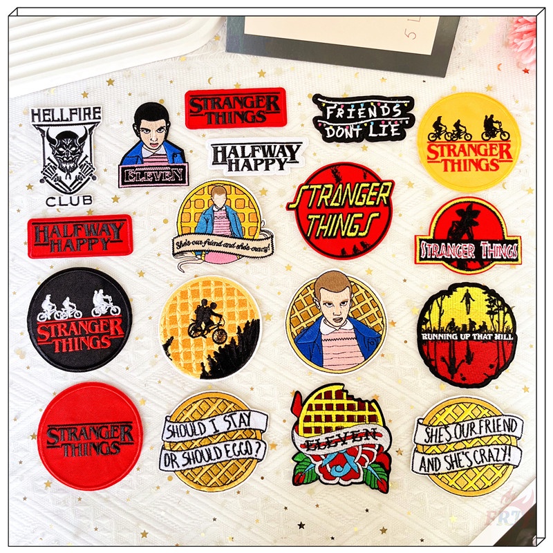 ♚ Miếng Dán Ủi Lên Quần Áo In Chữ Stranger Things ♚ 1 Huy Hiệu Dán Ủi Thêu Chữ Don 'T Lie DIY (18 Phong Cách)