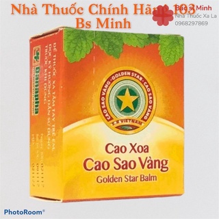 Cao sao vàng Dược TW3 - Hộp 3gr dùng khi đau bụng, nhức đầu, muỗi đốt..