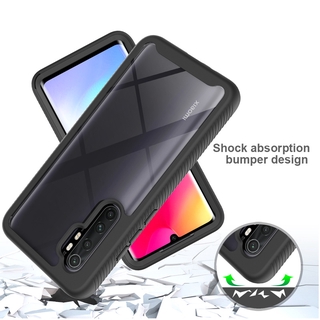 Armor Casing Xiaomi Note 10Lite / 10Lite / 9T / 9T Pro / Redmi K20 / K20 Pro / Note 8 / Note 8Pro / Note 9 /  9 Armor Bumper Case Full Body 2 IN 1 TPU+PC Slim Shockproof Cover Protective Case