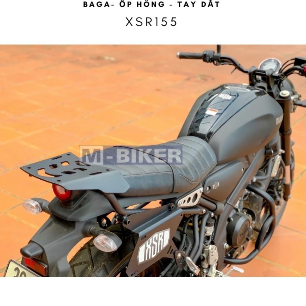 Baga XSR155 Yamaha có vị trí gắn ốp hông và túi treo hông. ốp chắn bùn, tay dăc xsr155 Chính hãng Mbiker