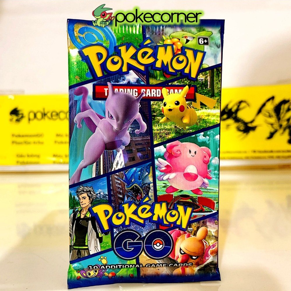(𝗛𝗼𝘁) 01 Pack Bài Pokemon TCG Pokemon GO chính hãng mới 100% nguyên seal tại Shop PokeCorner