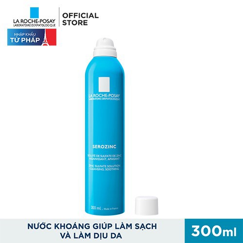 Bộ sản phẩm xịt khoáng giảm dầu ngừa mụn và làm sạch sâu cho da dầu mụn La Roche-Posay Serozinc | BigBuy360 - bigbuy360.vn