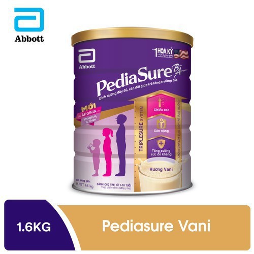 Sữa bột Pediasure BA hương vani 1.6kg