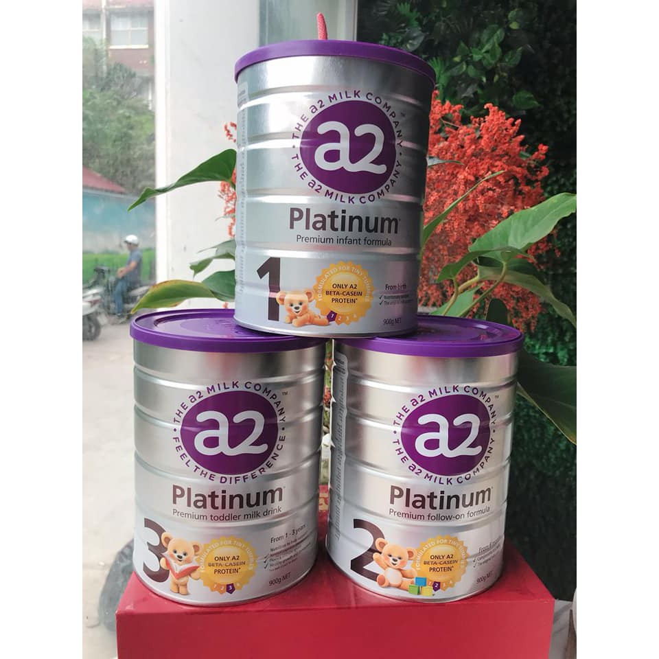 [2021] Sữa bột A2 platinum số 1,2,3 900gr