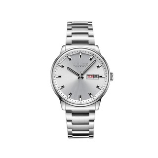 Đồng hồ nam Julius Homme Hàn Quốc JAH-114 dây thép có lịch - phong cách doanh nhân