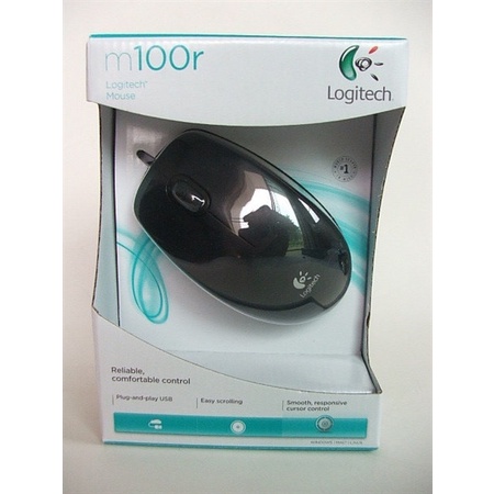 Chuột Mouse LOGITECH M100R Black USB