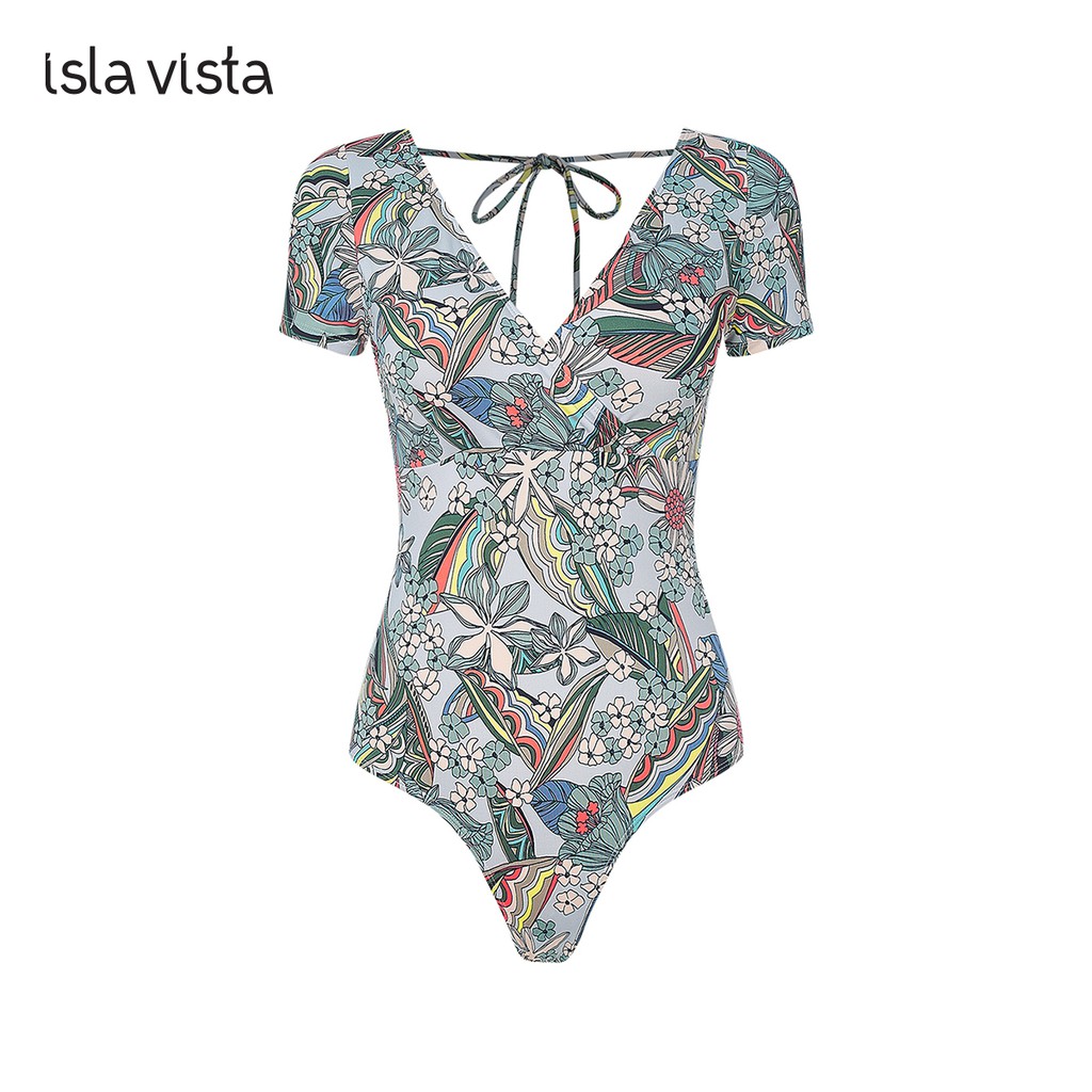 [Tặng túi Canvas] Đồ bơi nữ một mảnh Monokini chéo ngực Isla Vista BWWM003