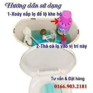 Chai tẩy bồn cầu