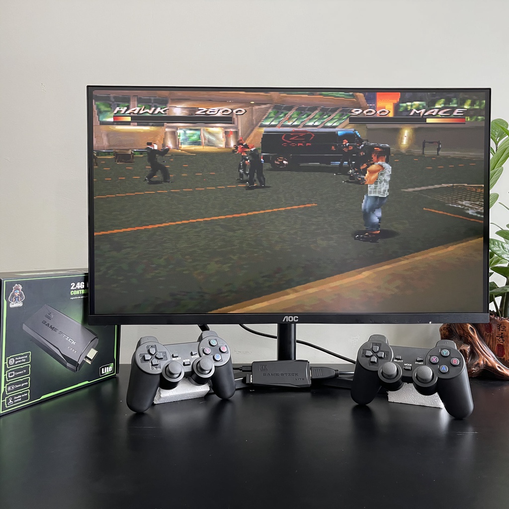 Máy Chơi Game Stick 4 Nút HDMI 3500 - 10000 Game Cổ Điển PS1/Nitendo switch/FC Compact/FC Tặng Kèm Thẻ Nhớ 64Gb | BigBuy360 - bigbuy360.vn