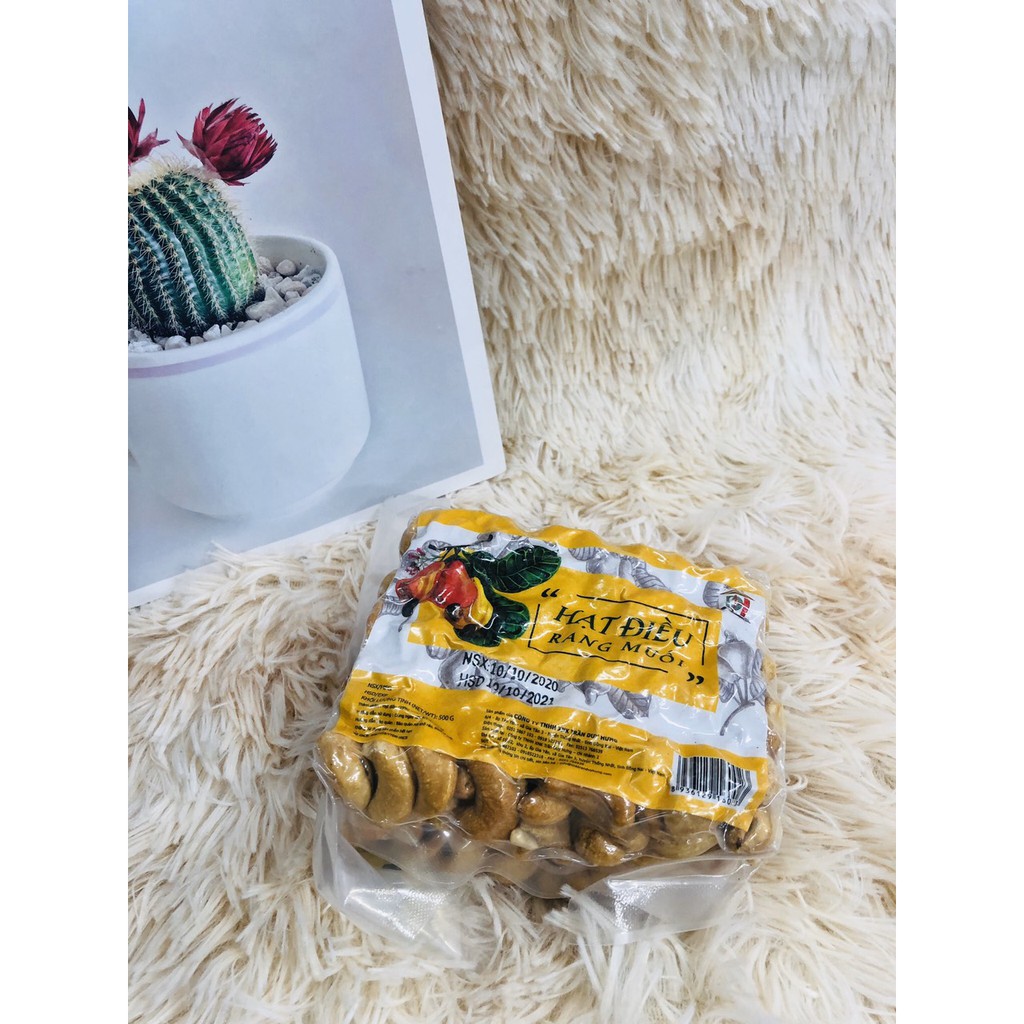 500Gram Hạt Điều RAng Muối Không Vỏ (Túi Hút Chân Không) - Ăn Vặt Đồng Nai