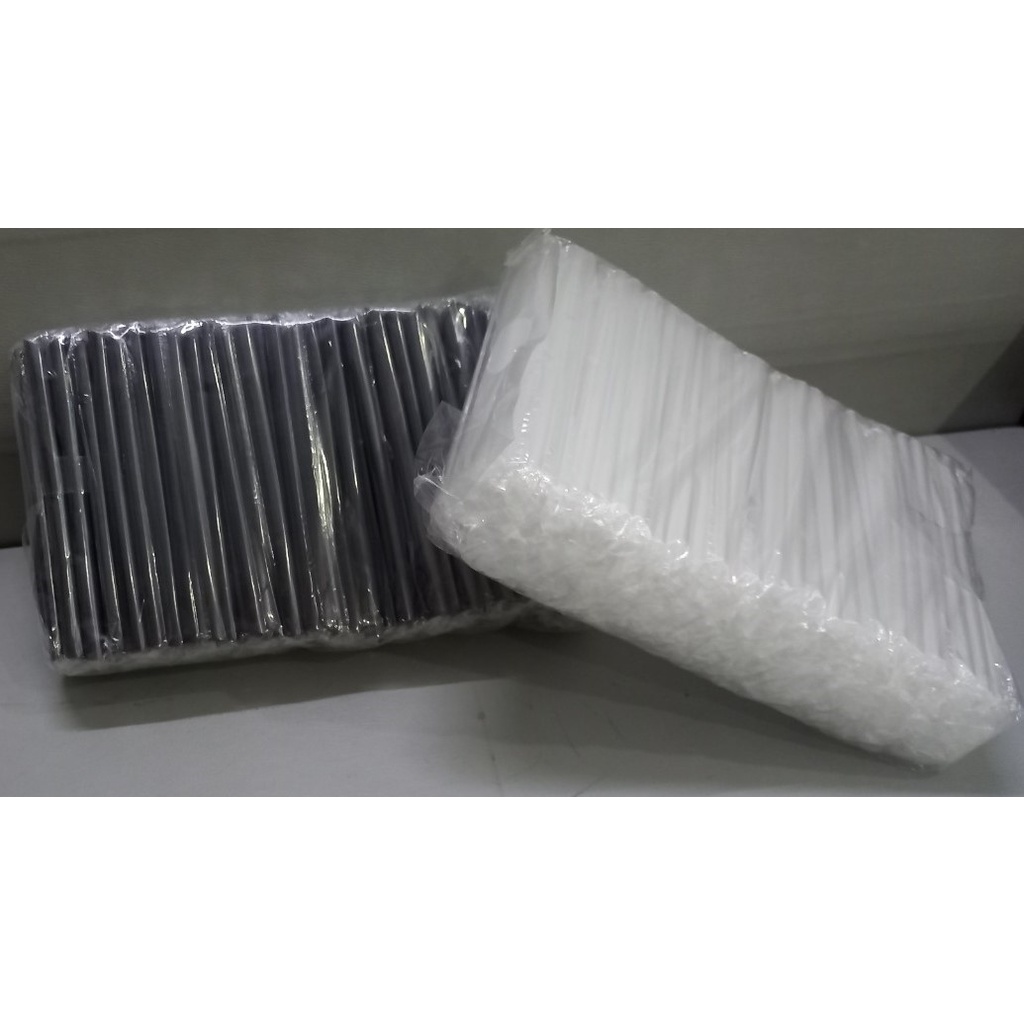 1KG ỐNG HÚT TRÀ SỮA - PHI 12 CÓ MÀNG BỌC - ( ống hút nhựa trong cao cấp ép nilong từng cái an toàn)