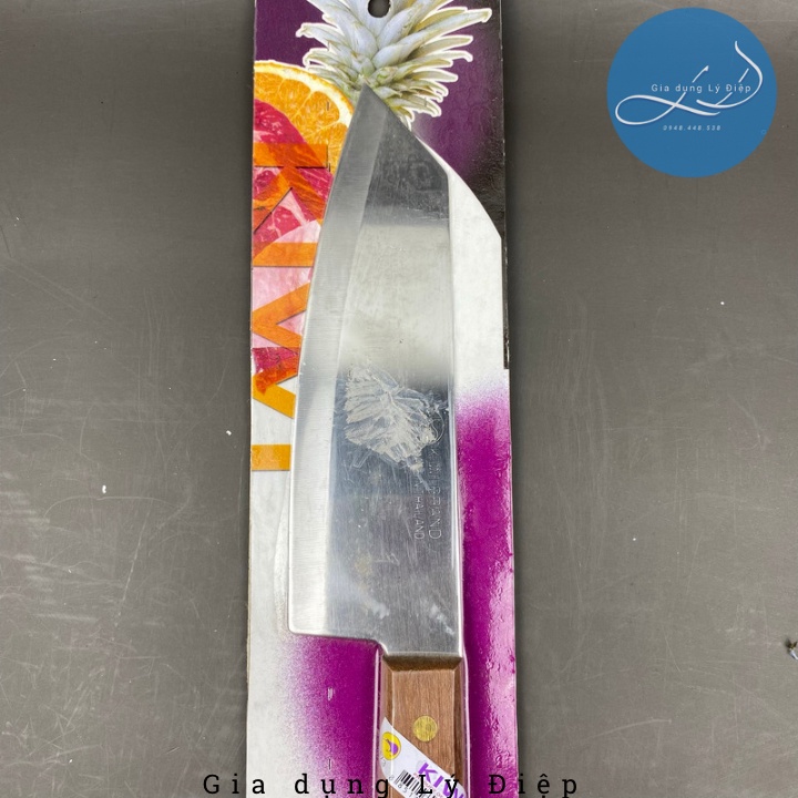 Dao Thái Lan KiWi Cán Gỗ Loại 1 - Dao Nhà Bếp Cán Gỗ 171