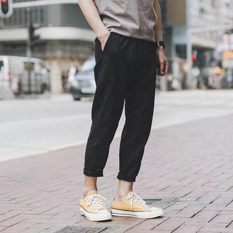 Quần crop pants kaki unisex | BigBuy360 - bigbuy360.vn