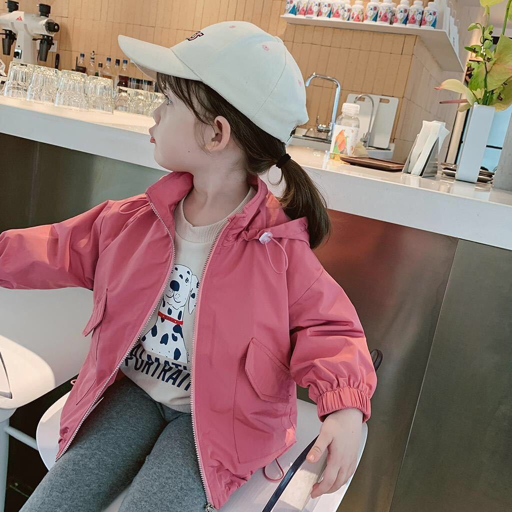 Áo khoác gió kiểu Hàn Quốc thời trang xuân thu cho bé gái