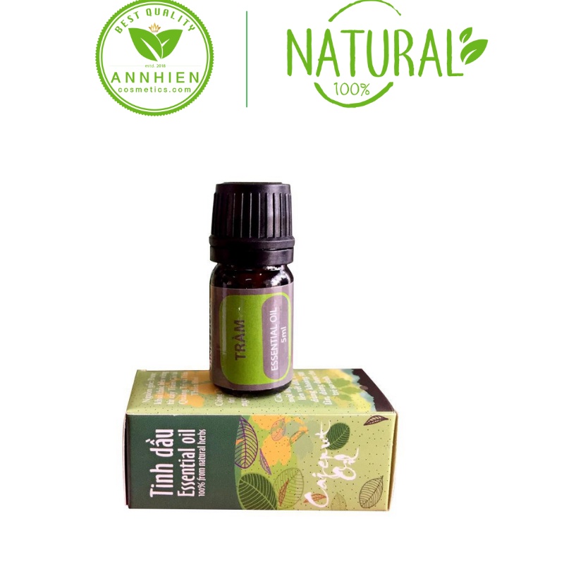 Tinh Dầu Tràm Nguyên Chất 100% 5ml Hợp Tác Xã Sinh Dược Ninh Bình