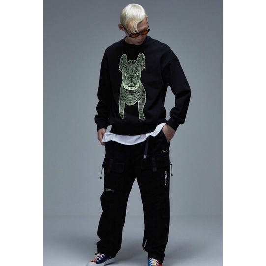 Áo nỉ Sweatshirt tay dài LifeWork big logo unisex nam nữ