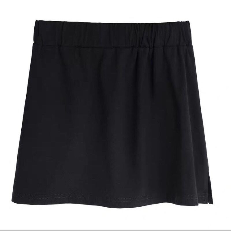 Chân váy A mặc cùng áo hoodie,áo thun...