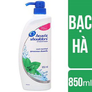 Dầu Gội Head & Shoulder bạc hà mát rượi 850ml