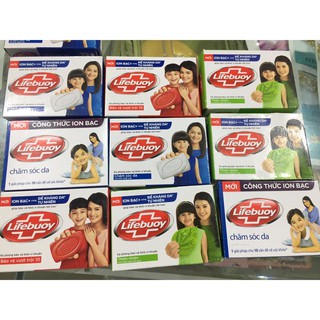 [14k] COMBO 10 bánh Xà bông cục Lifebuoy  90g MÀU NGẪU NHIÊN