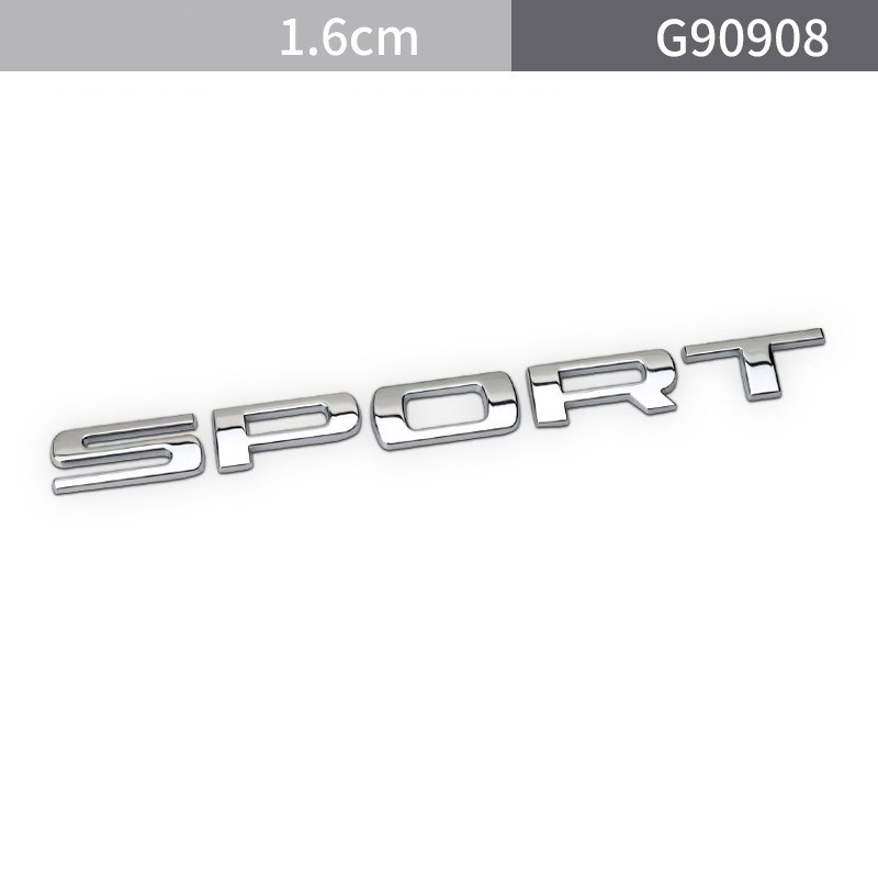 [Mã LIFEXANH03 giảm 10% đơn 500K] Decal Logo 3d Kim Loại Chữ Sport, Limited Dán Xe ô Tô Ms-186