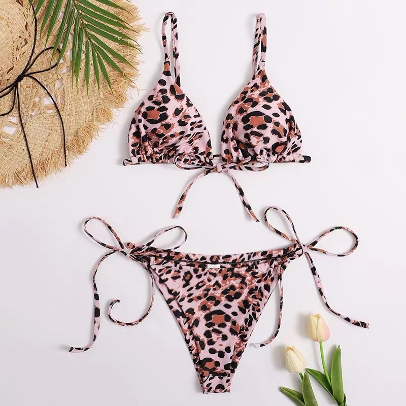 [Ảnh thật] bikini da báo,2 mảnh, hai mảnh sexy, quyến rũ, đồ bơi hàn quốc, tắm biển 💢