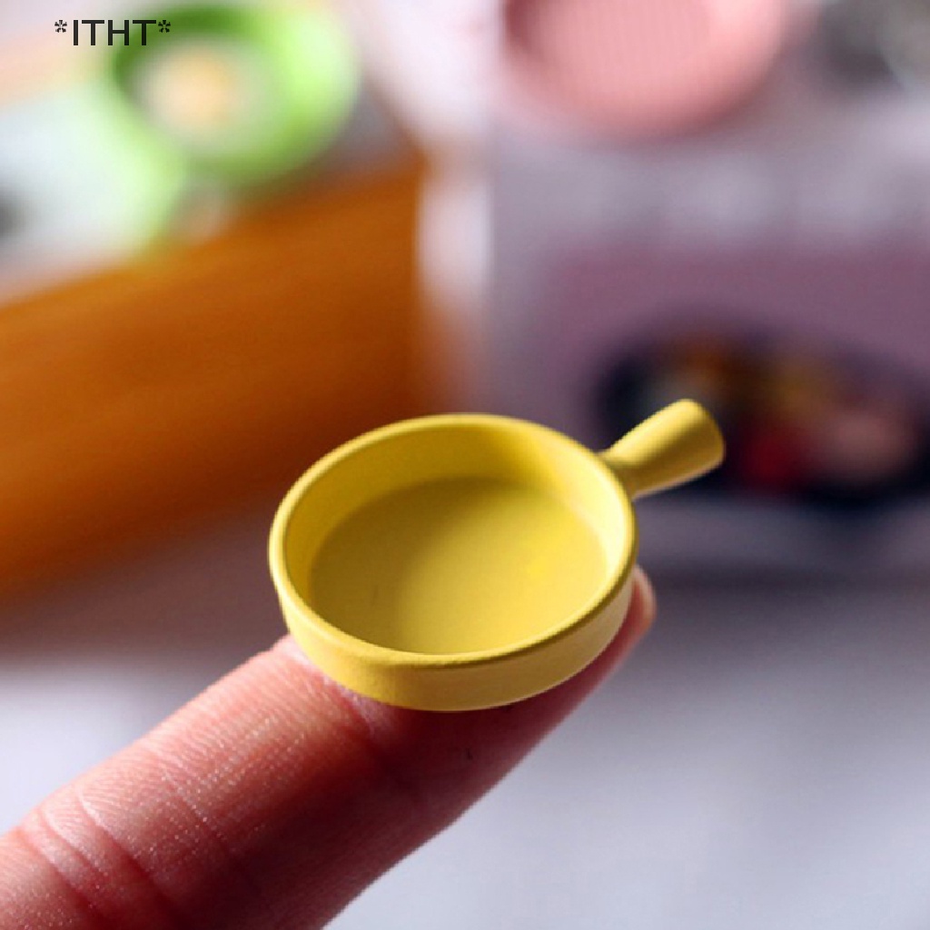 Set 4 Chảo Nướng Thịt Bít Tết Phong Cách Nhật Bản Cho Nhà Búp Bê